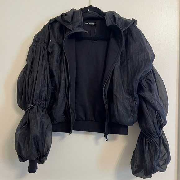 Zara Jackets & Blazers - Zara Tulle Zip Up